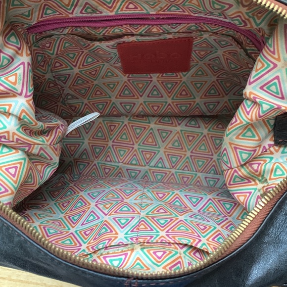 HOBO Black and Brown Leather Shoulder Bag - Picture 3 of 9